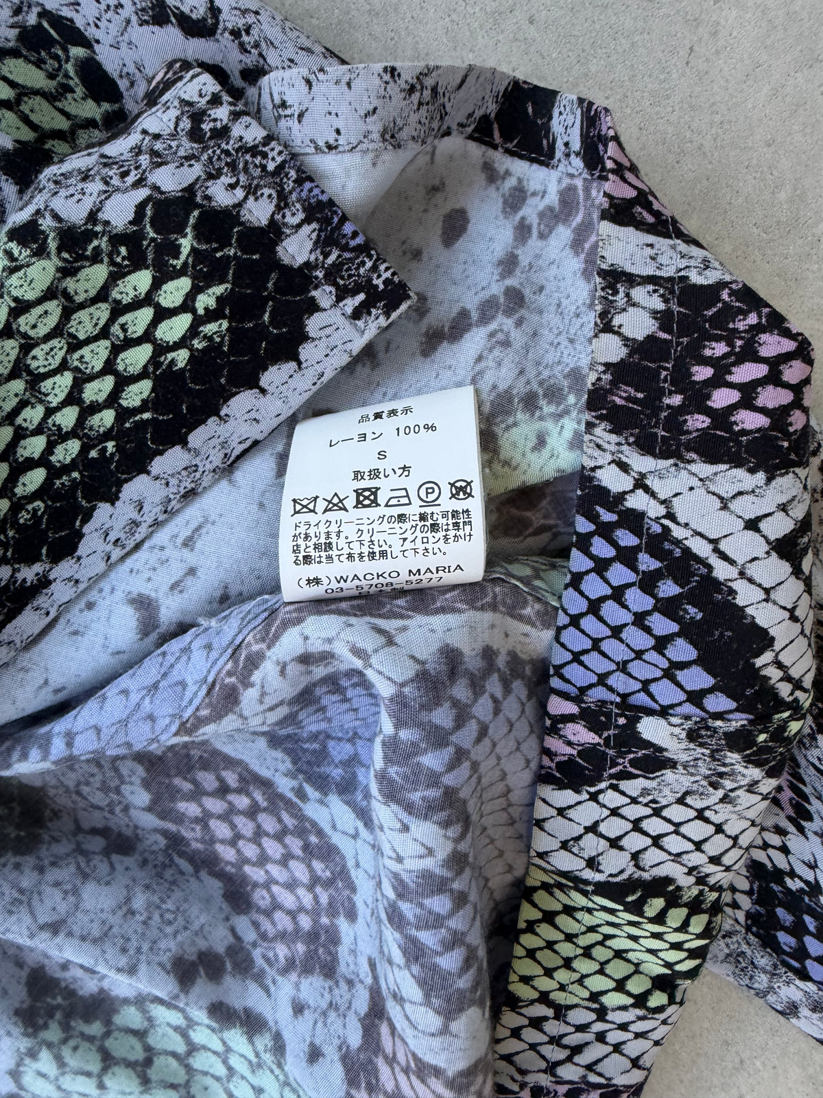 WACKO MARIA - Snake shirt