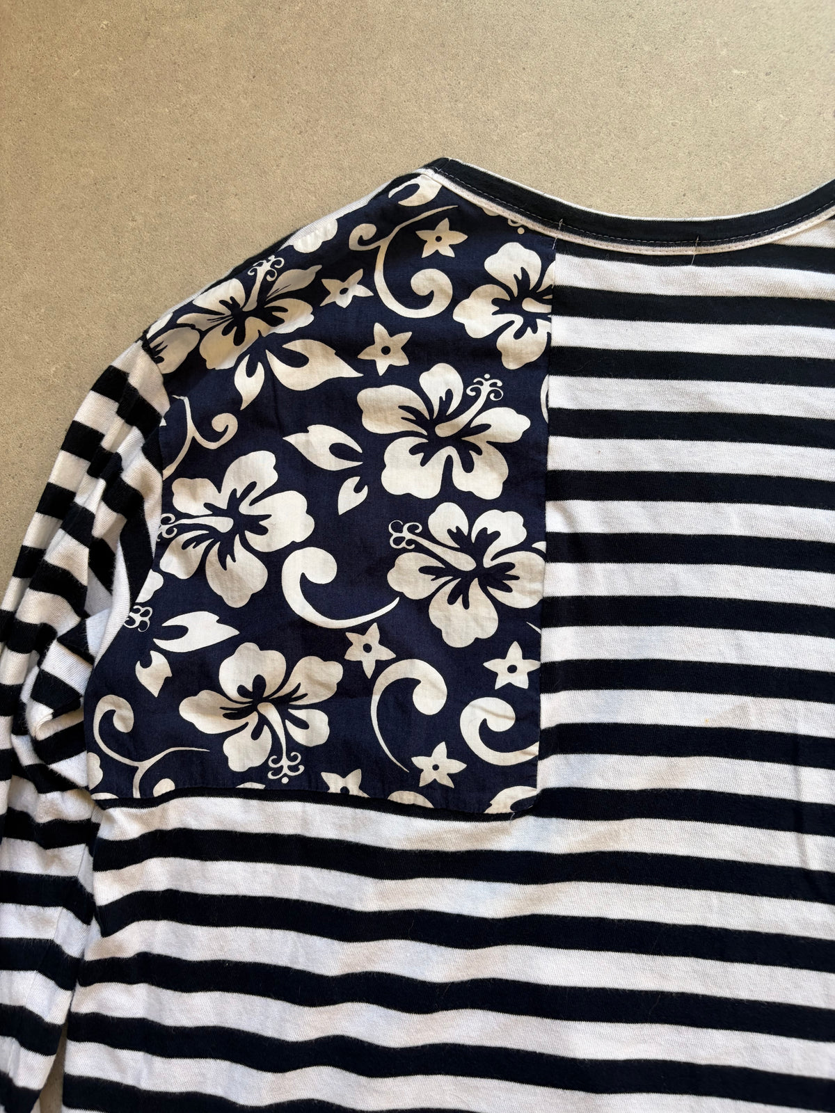 COMME DES GARCONS - Hawaian striped longsleeve