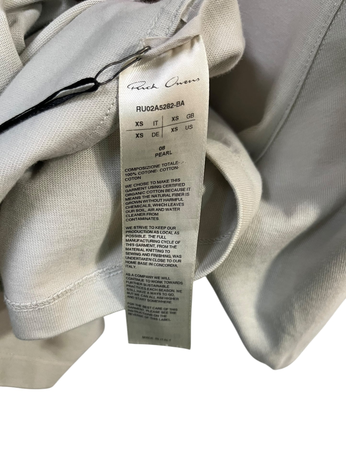 RICK OWENS - SS21 Oversized tee