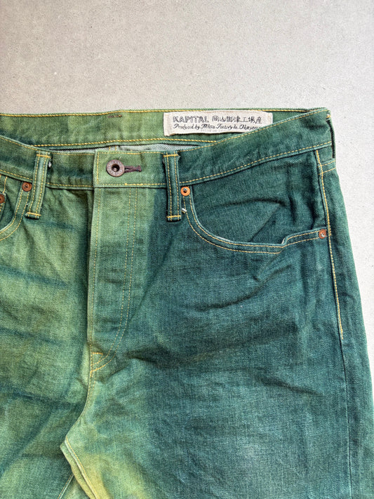 KAPITAL - Green Selvedge denim