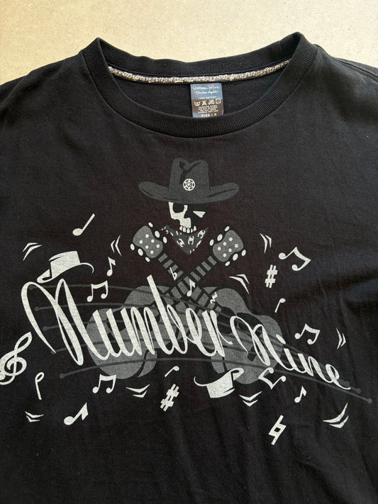 NUMBER (N)INE - Miyashita era skull & music tee