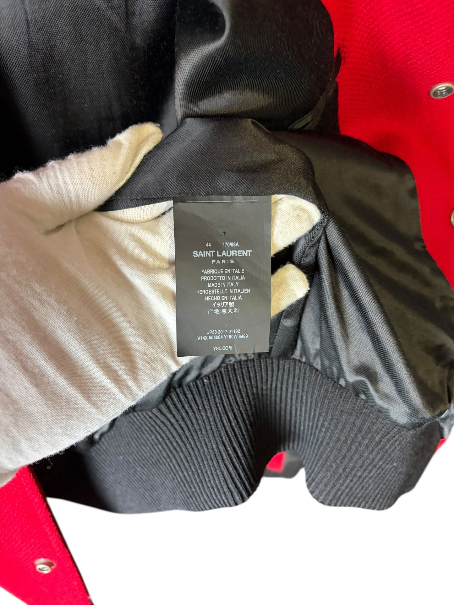 SAINT LAURENT - FW17 « Heaven » Teddy jacket