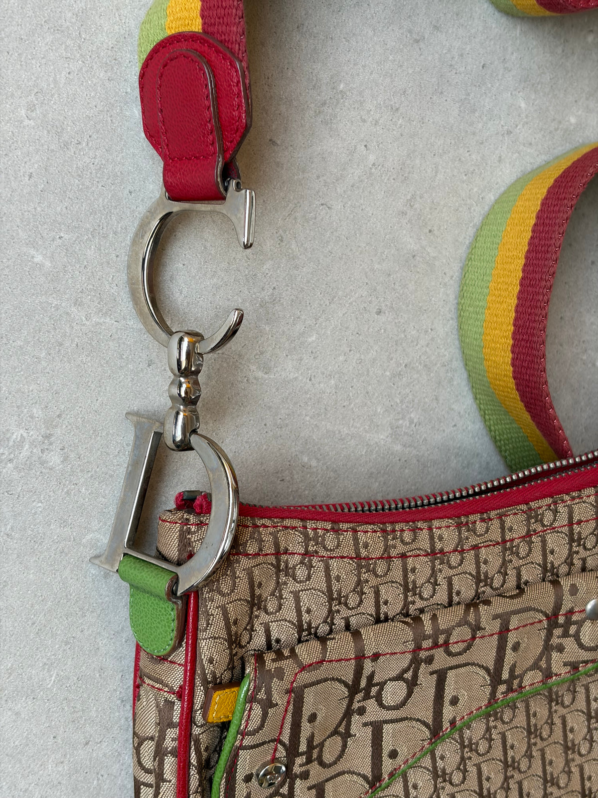 DIOR - Rasta saddle bag by John Galliano