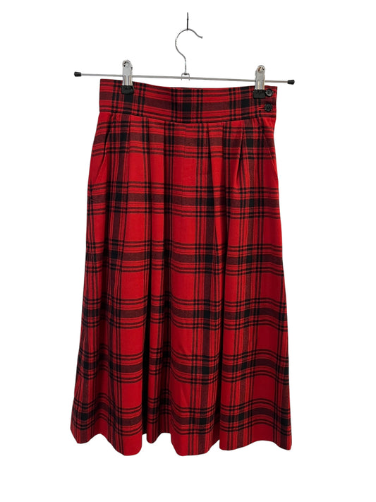 YVES SAINT LAURENT - Tartan skirt