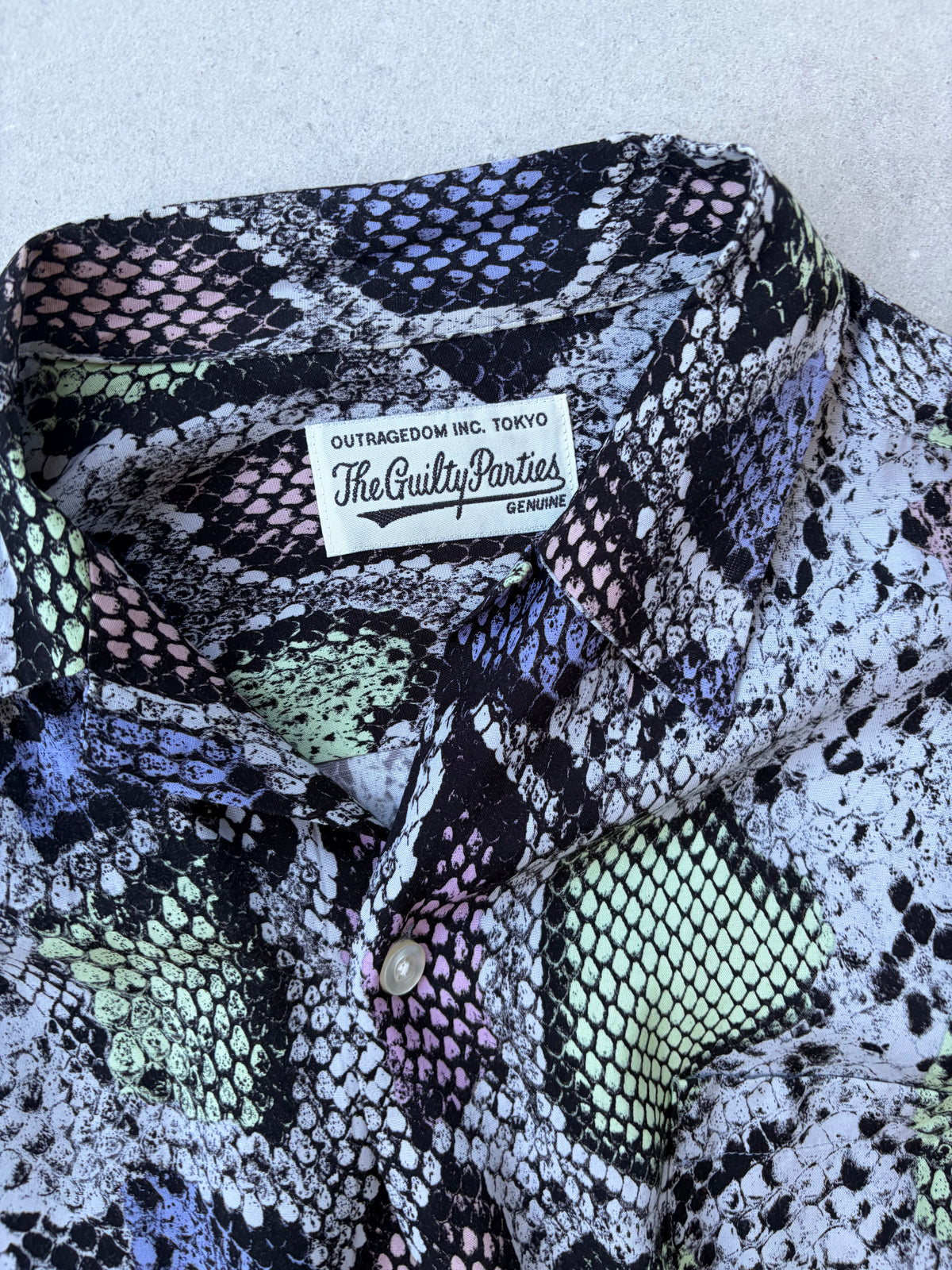 WACKO MARIA - Snake shirt