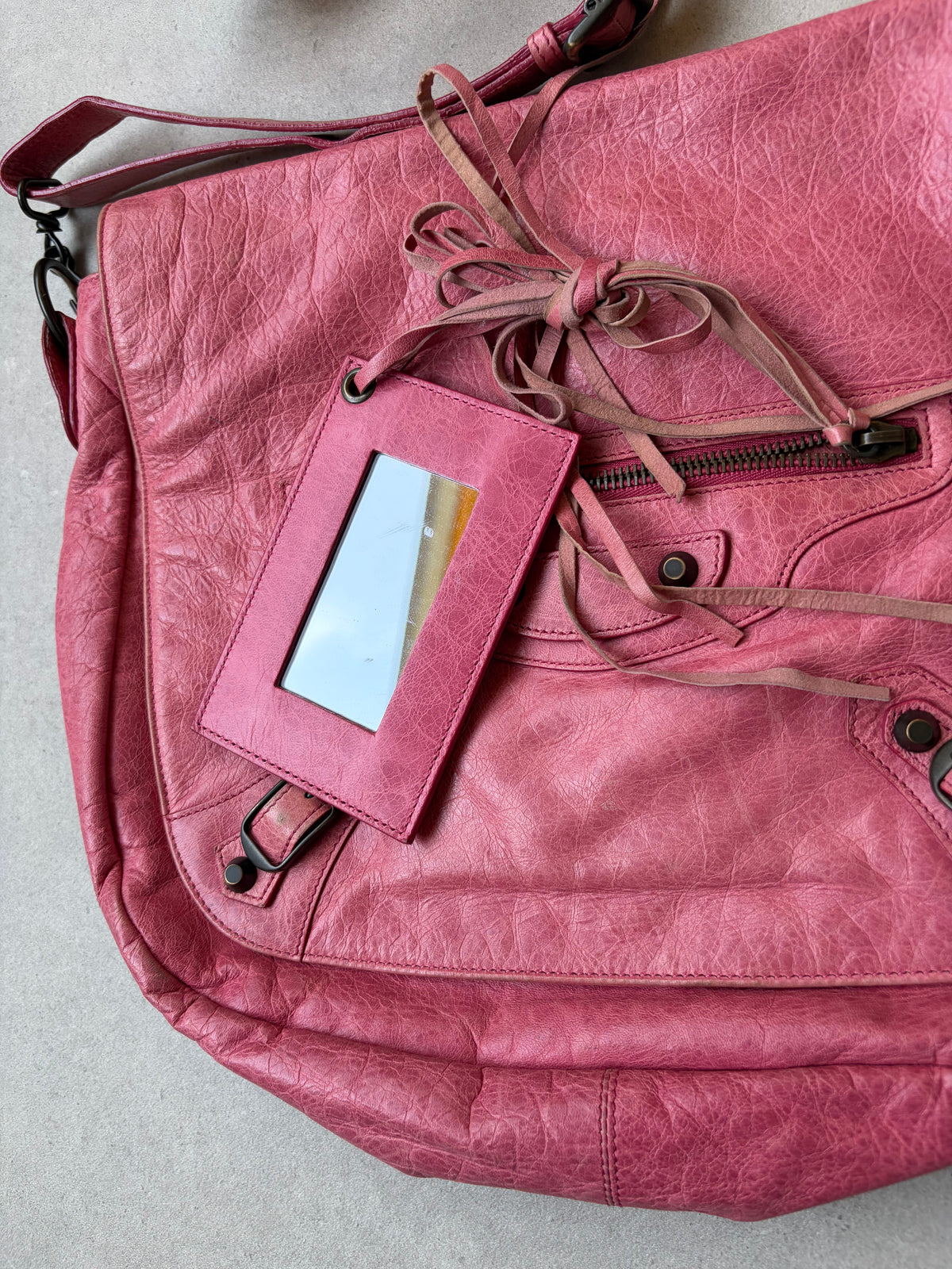 BALENCIAGA - City Moto Messenger bag