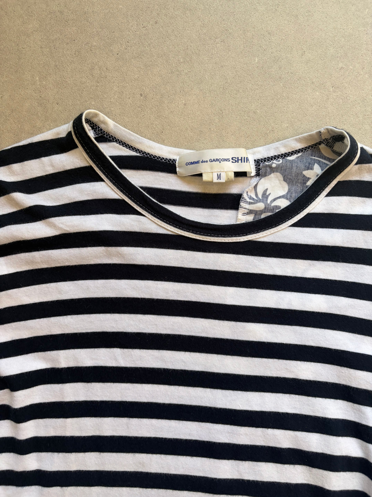 COMME DES GARCONS - Hawaian striped longsleeve