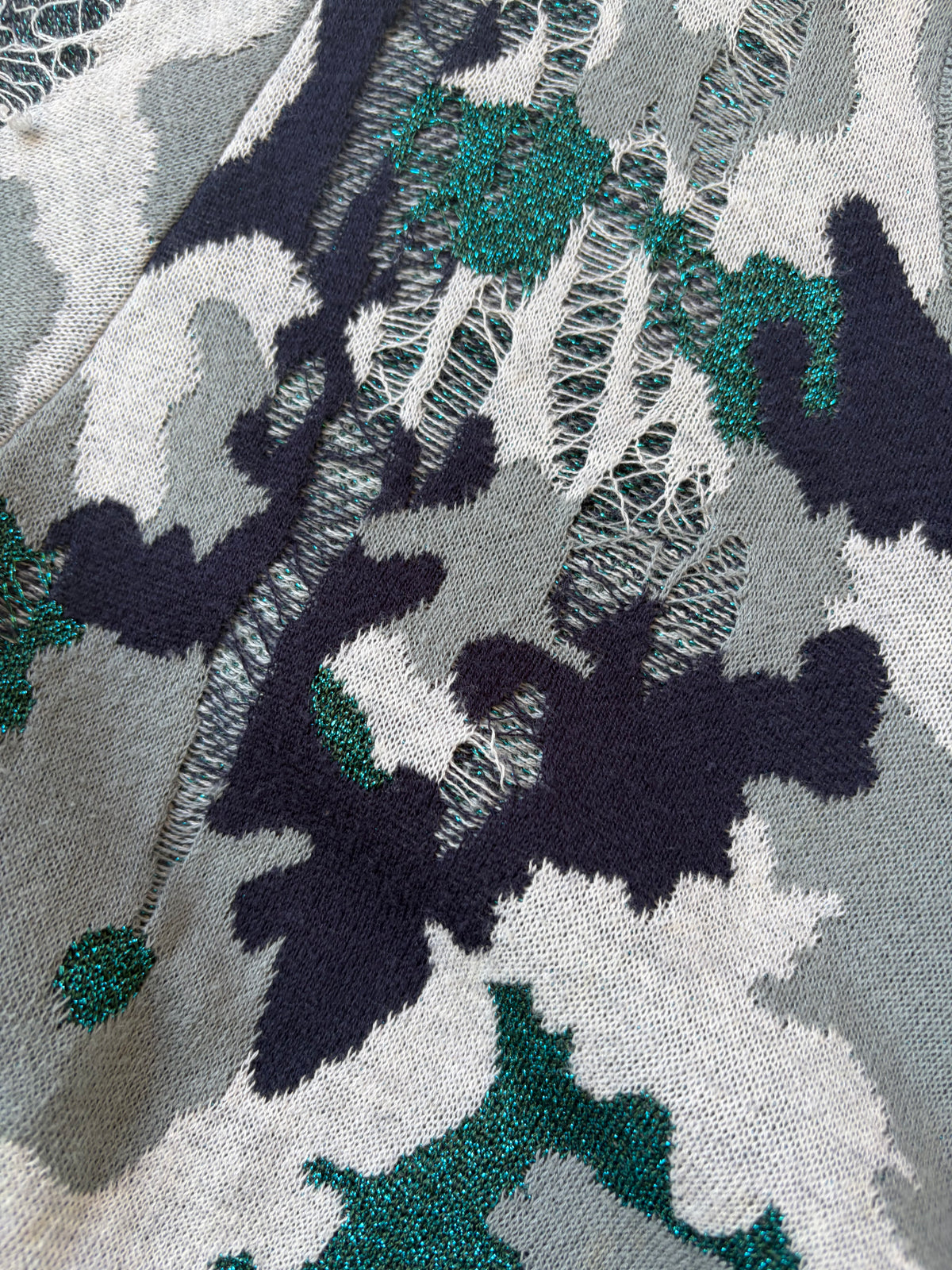 MIHARA YASUHIRO - Stacked camo knit