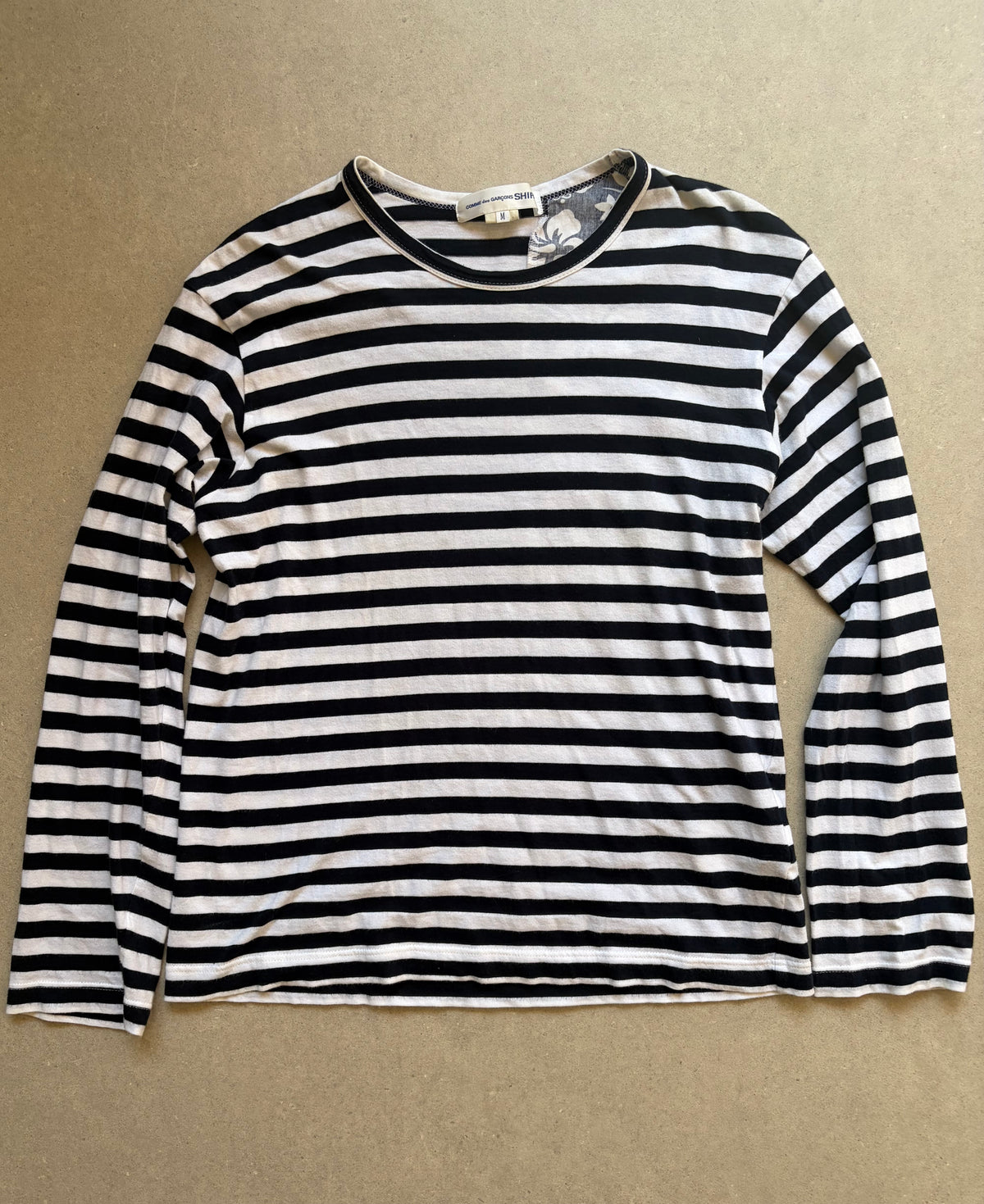 COMME DES GARCONS - Hawaian striped longsleeve