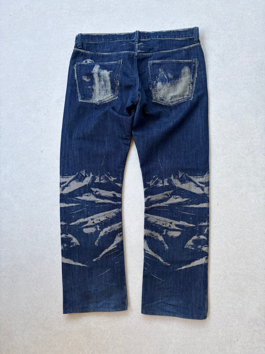 ISSEY MIYAKE - X APOC skeleton denim