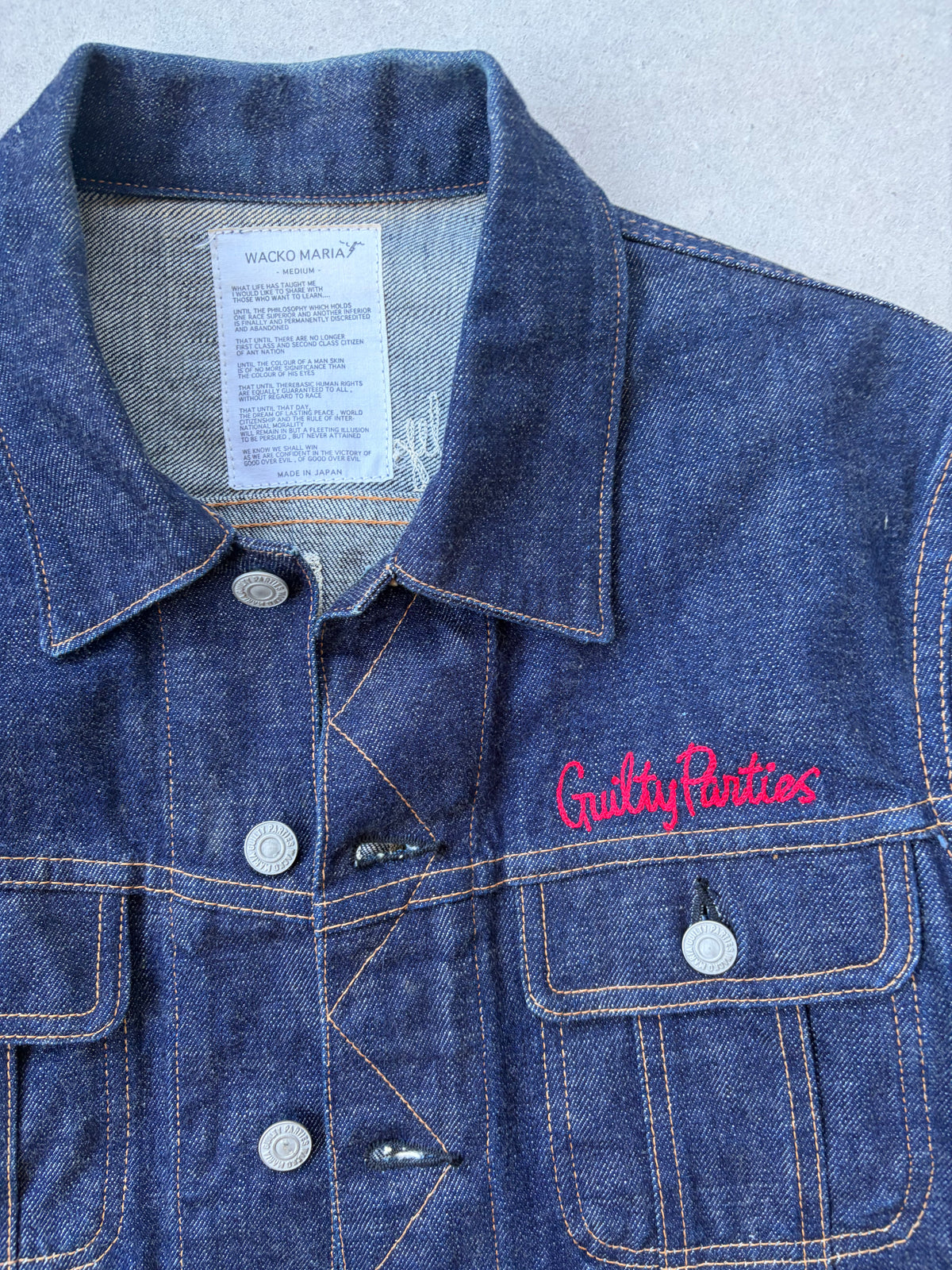 WACKO MARIA - Denim Truck jacket
