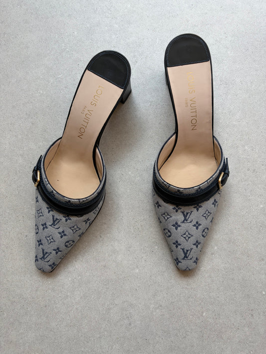 LOUIS VUITTON - Heeled mules