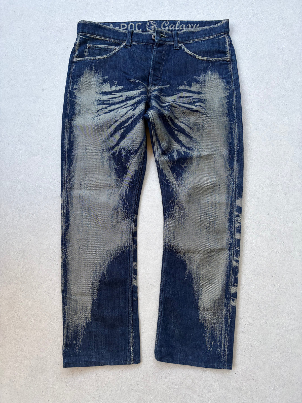ISSEY MIYAKE - X APOC skeleton denim