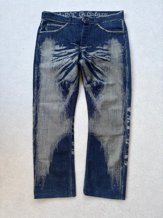 ISSEY MIYAKE - X APOC skeleton denim