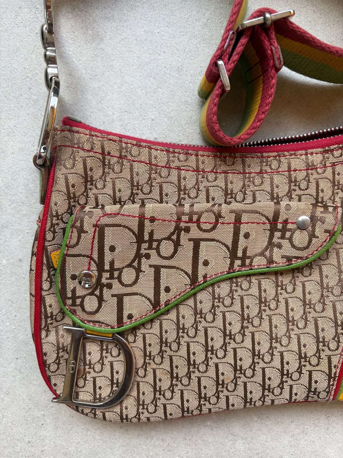 DIOR - Rasta saddle bag by John Galliano