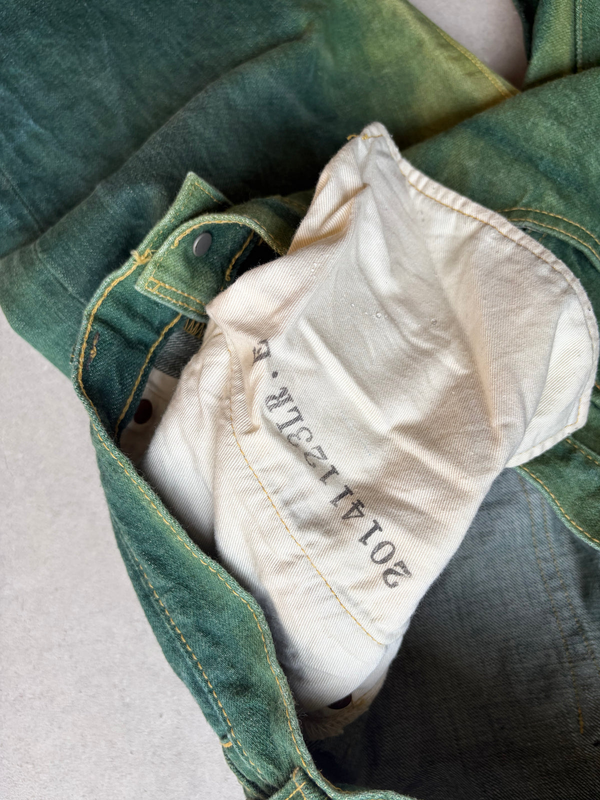 KAPITAL - Green Selvedge denim