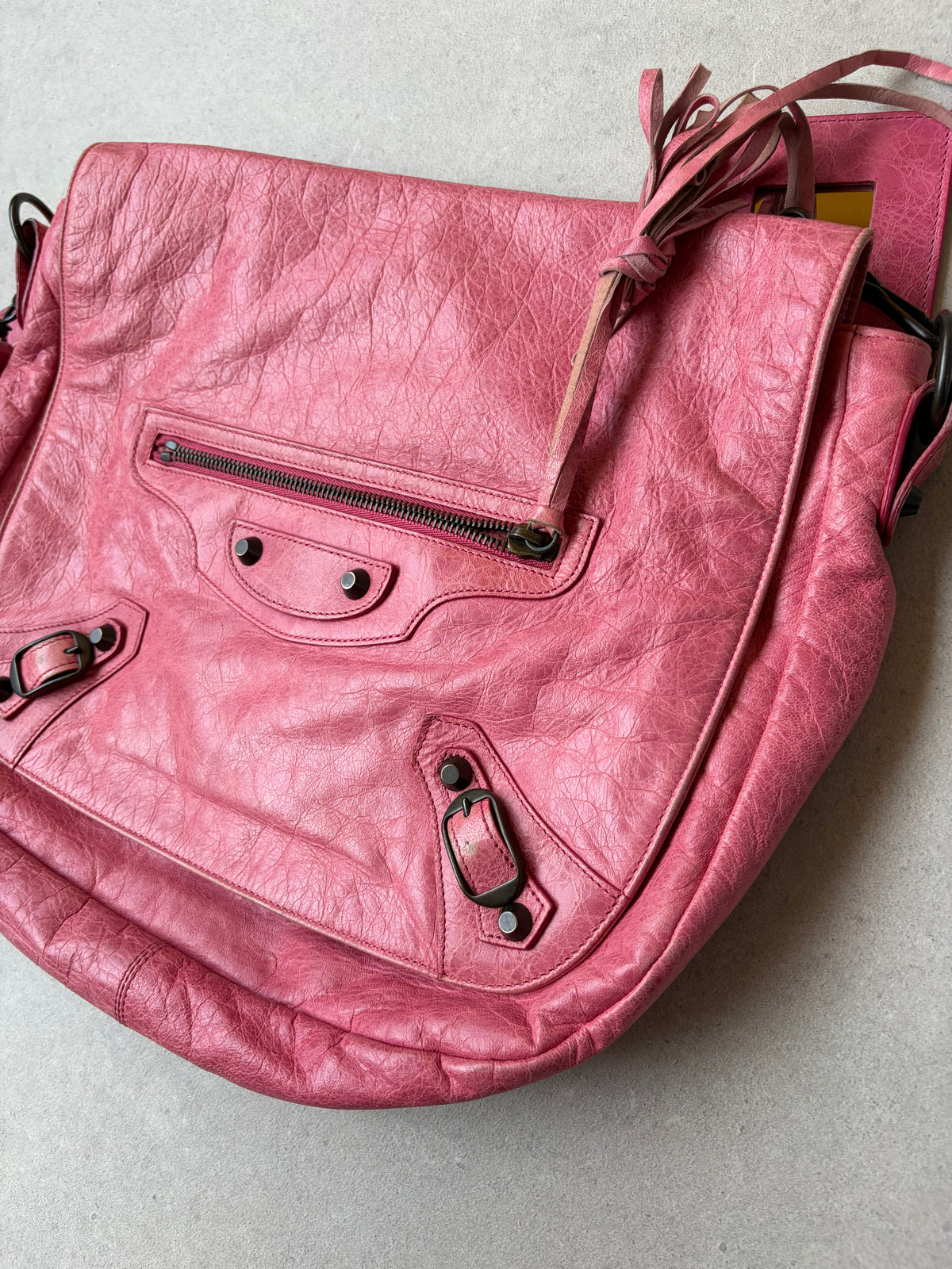 BALENCIAGA - City Moto Messenger bag