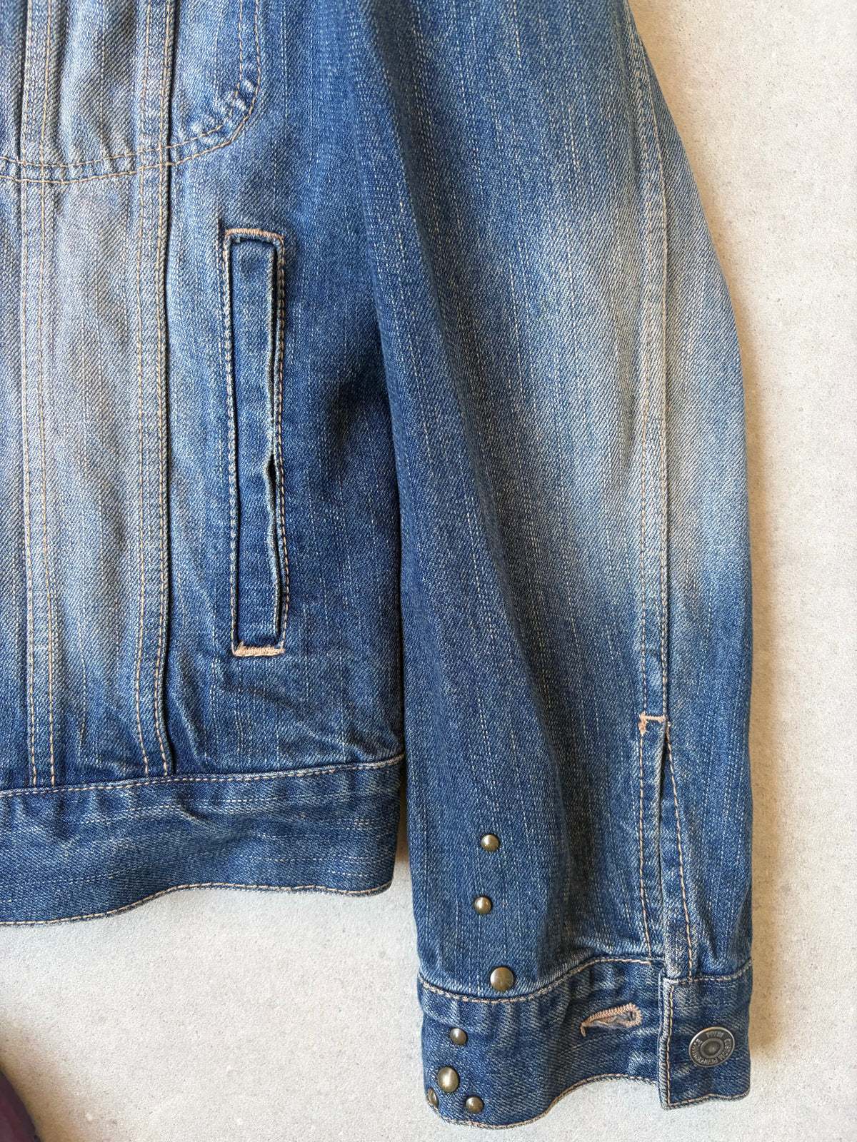 PPFM - Pinned denim jacket