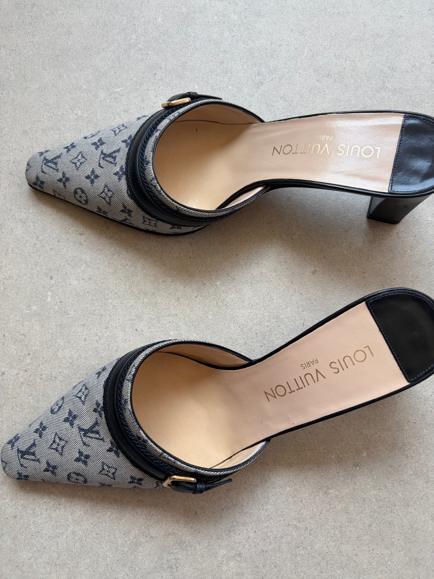 LOUIS VUITTON - Heeled mules