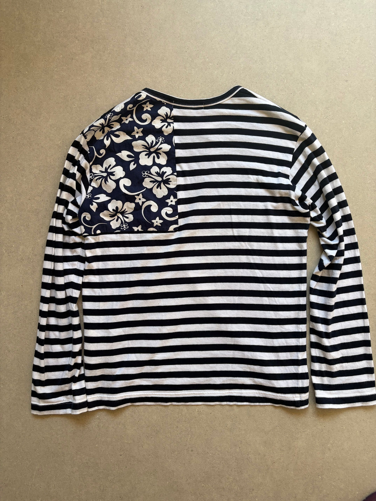 COMME DES GARCONS - Hawaian striped longsleeve