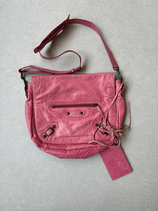 BALENCIAGA - City Moto Messenger bag