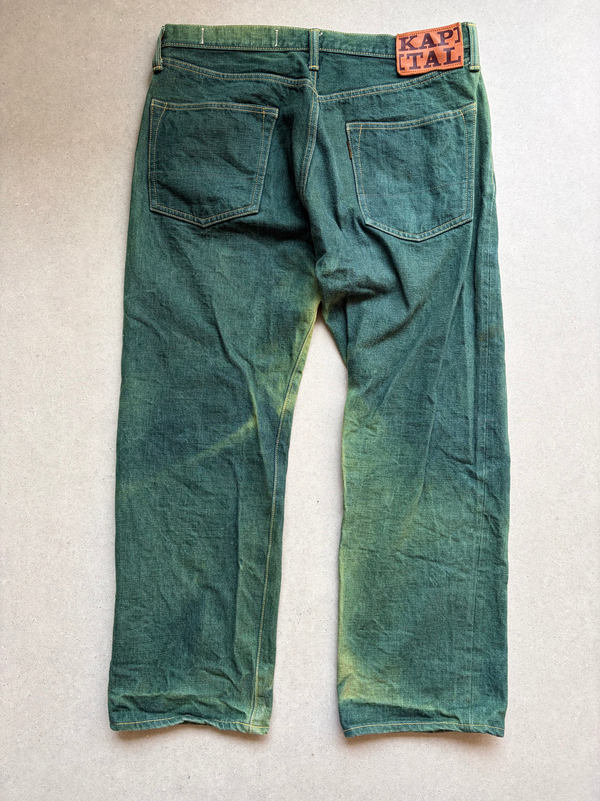 KAPITAL - Green Selvedge denim
