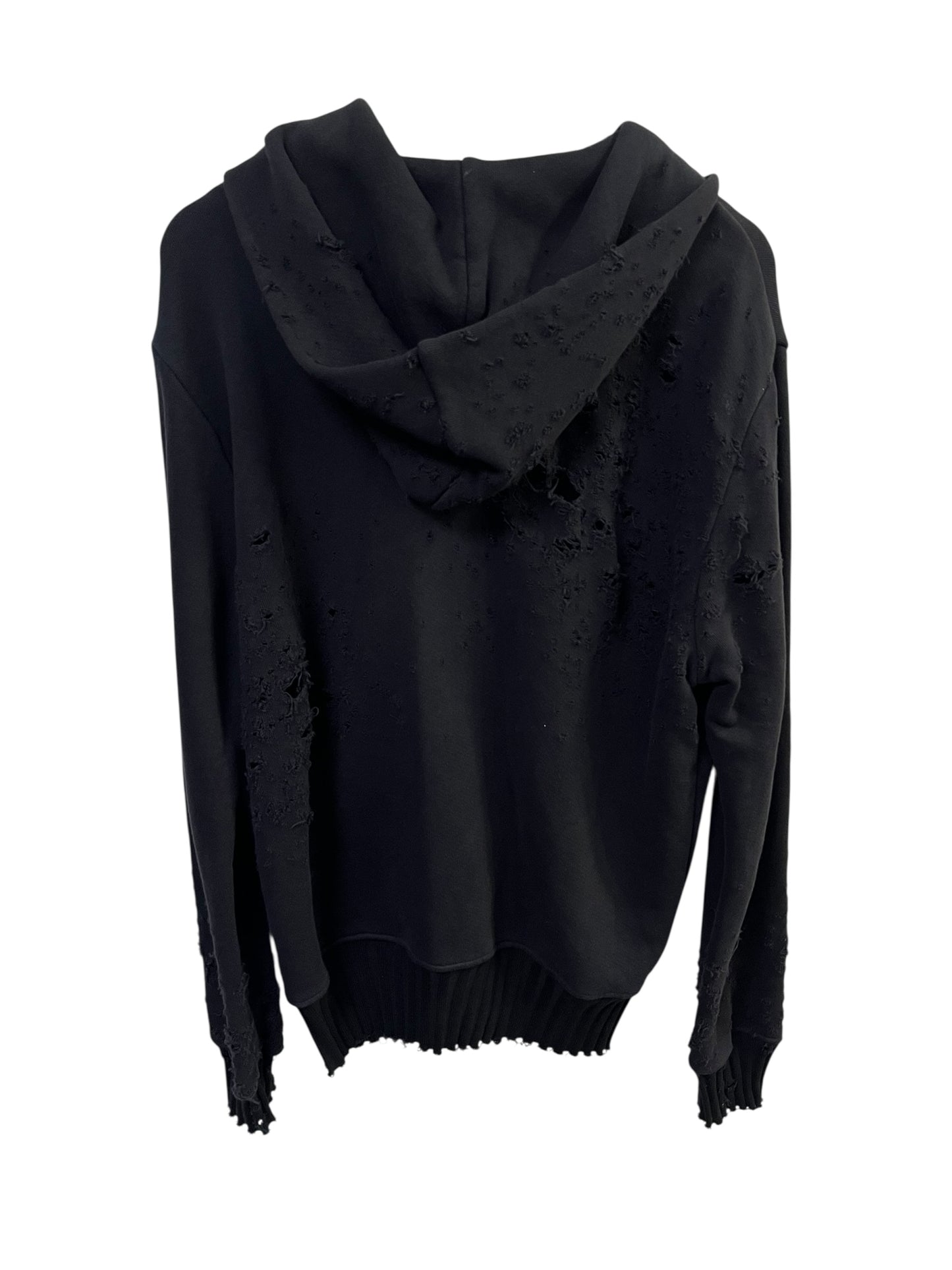 AMIRI - Distressed zip-up sweat-shirt