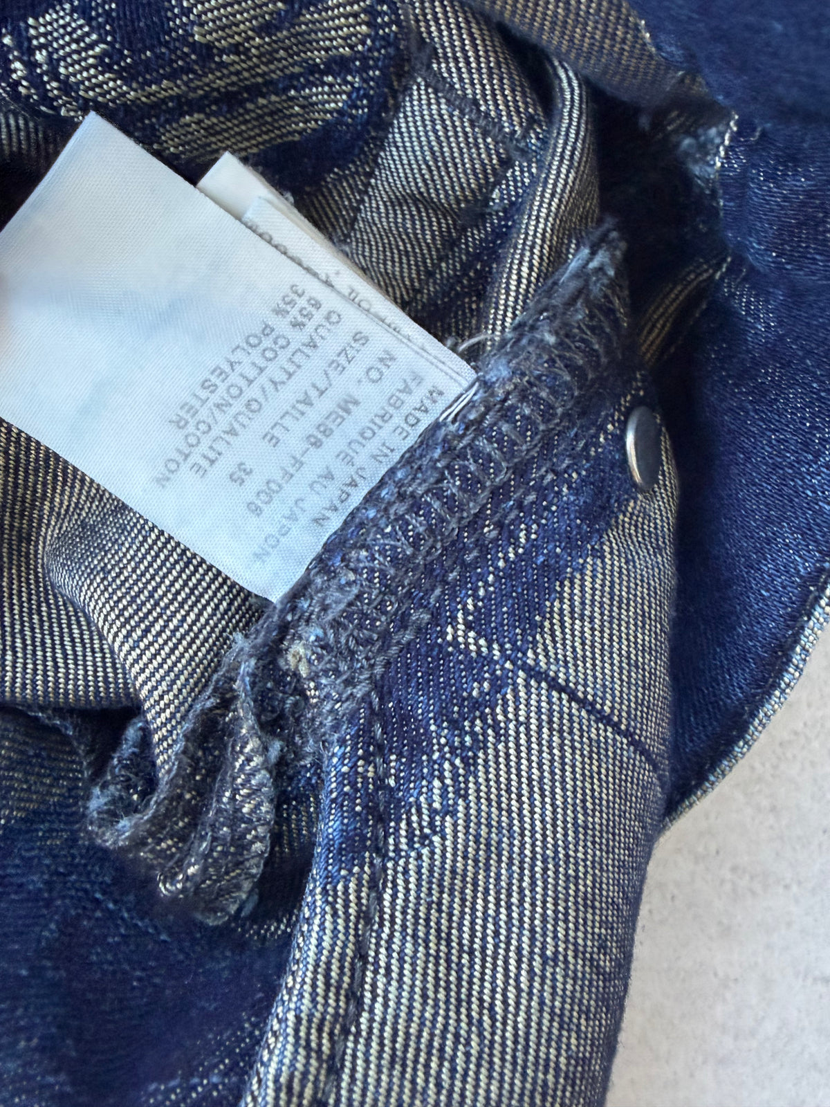 ISSEY MIYAKE - X APOC skeleton denim